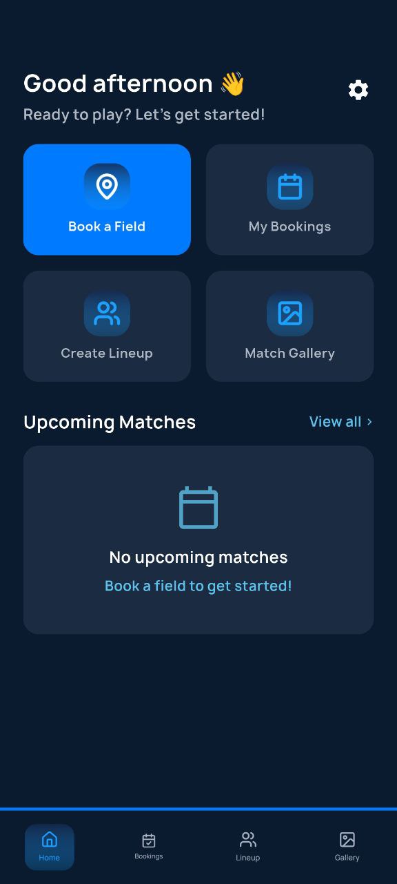 Fanduel Football Manager home screen